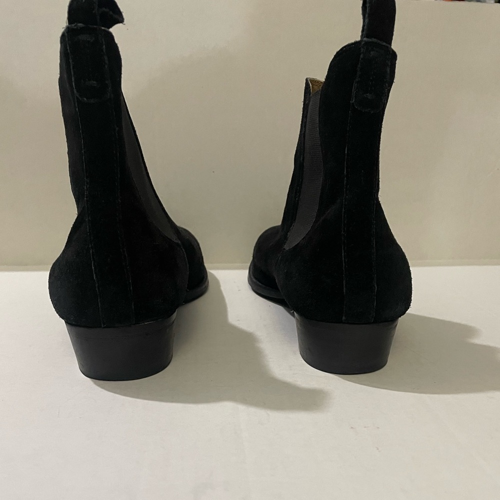 Topman Shoes size 10 (44) black Suede leather Boots - Picture 6 of 8